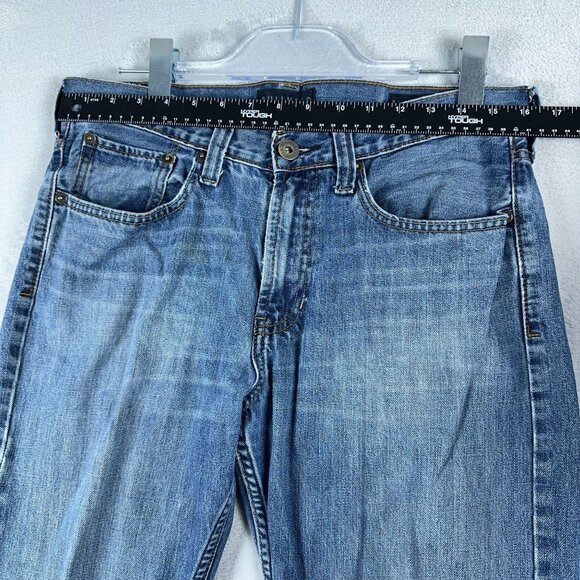 Bullhead Vintage Jeans Cropped Straight Slim Fit Womens Blue Size W32XL30 - Picture 6 of 10